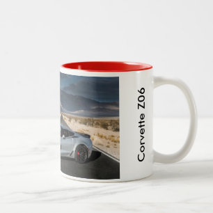 Bicolor Taza de café del Corvette Z06