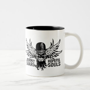 BICOLOR TAZA DE CAFÉ DEL CRÁNEO DEL VUELO DE JUAN GAAR