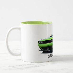 Bicolor Taza de café del desafiador #1