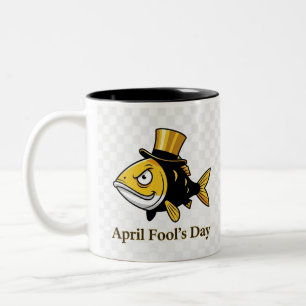 Bicolor Taza de café del Día de los Inocentes – Taza clási