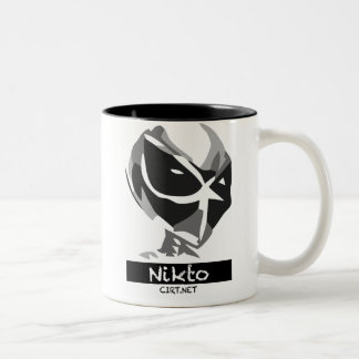 Bicolor Taza de café del Dos-Tono de Nikto