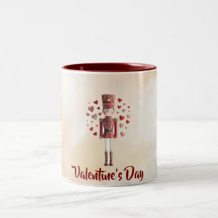 Bicolor Taza de café del dulce día de San Valentín del Cas