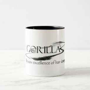Bicolor Taza de café del gorila