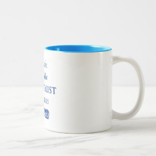 Bicolor Taza de café del Hairstylist para él
