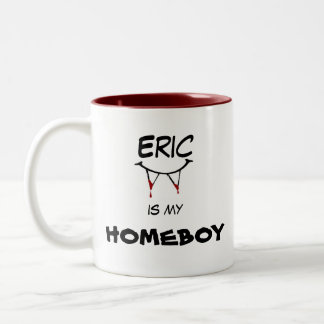 Bicolor Taza de café del "Homeboy"