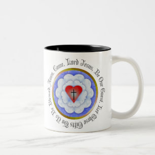 Bicolor Taza de café del Lutheran