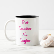 Taza de café del mejor profesor de todos los tiemp