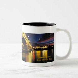 Bicolor Taza de café del puente de Londres
