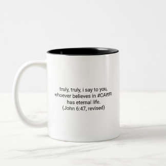 Bicolor Taza de café divertida e inspiradora