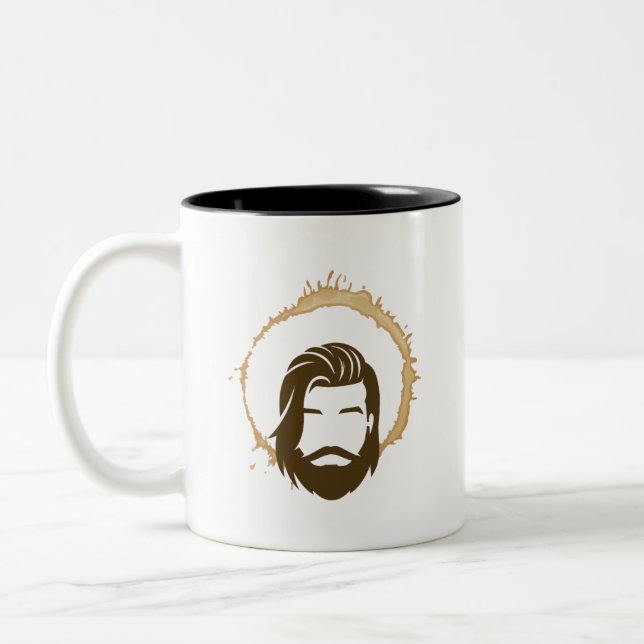 Bicolor Taza de café divertida e inspiradora (Izquierda)