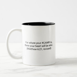 Bicolor Taza de café divertida e inspiradora