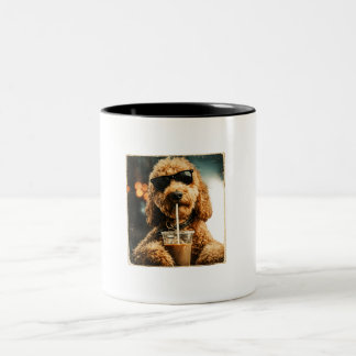 Bicolor Taza de café Goldendoodle