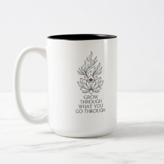 Bicolor Taza de café gráfica inspiradora