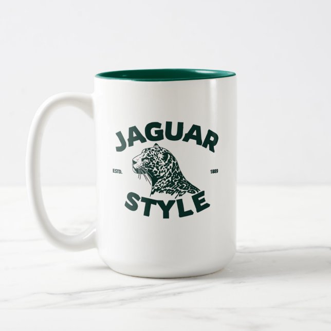Bicolor Taza de café Jaguar (Izquierda)
