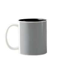 Taza de café minimalista de dos tonos de gato