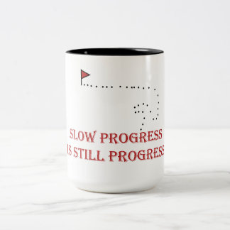 Bicolor Taza de café motivacional