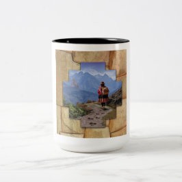 Bicolor Taza de café Munay