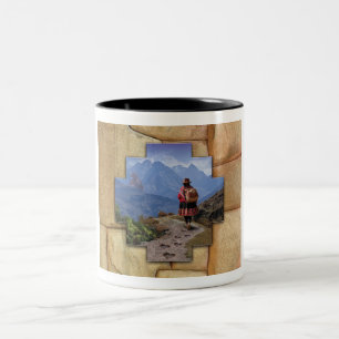 Bicolor Taza de café Munay