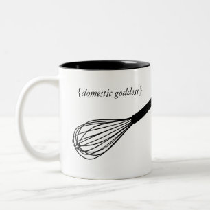 Bicolor Taza de café nacional de la diosa
