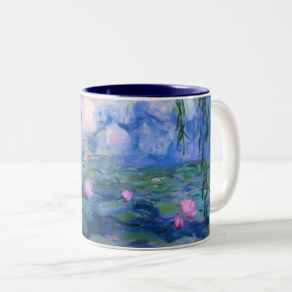 Bicolor Taza de café Nenúfares de Monet