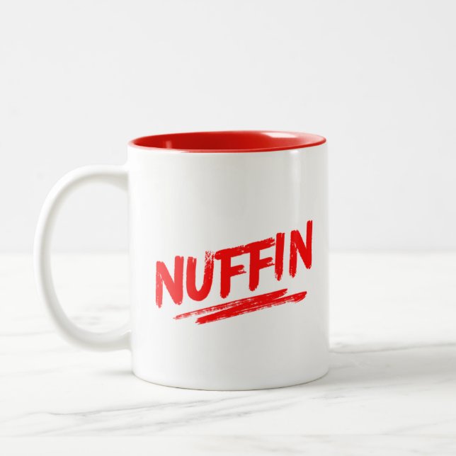 Bicolor Taza de café Nuffin (Izquierda)