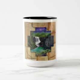 Bicolor Taza de café - Pachamama
