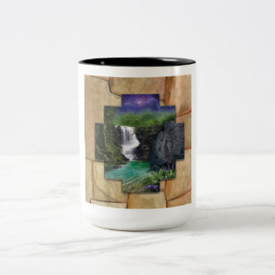 Bicolor Taza de café - Pachamama