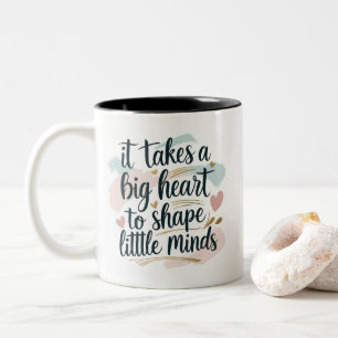 Bicolor Taza de café para maestros – Se necesita un gran c