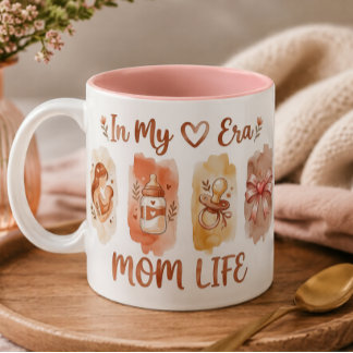 Bicolor Taza de café para nueva mamá En mi era de mamá Reg