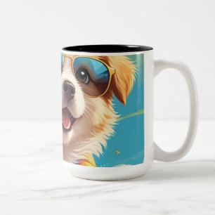 Bicolor Taza de café para papá