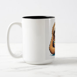 Bicolor Taza de café para perezoso