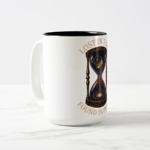 Bicolor Taza de café Perdido En El Tiempo Encontrado En Pá