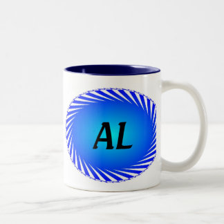 Bicolor Taza de café personalizada - Al