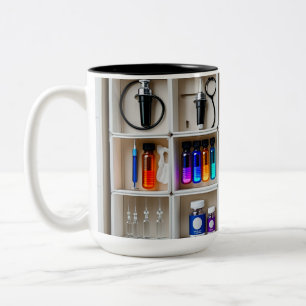 Bicolor Taza de café personalizada para veterinario de 425