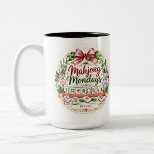Bicolor Taza de café personalizada regalo para jugador de