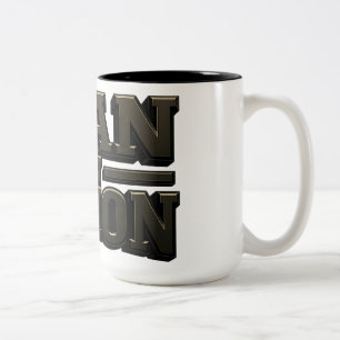 Bicolor Taza de café Plan en Acción