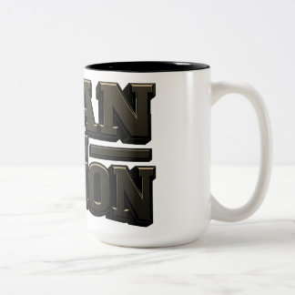 Bicolor Taza de café Plan en Acción