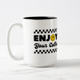 Bicolor Taza de café premium ☕ Perfecta para el hogar y la