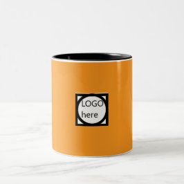 Bicolor Taza de café promocional con tu LOGO! Marrón