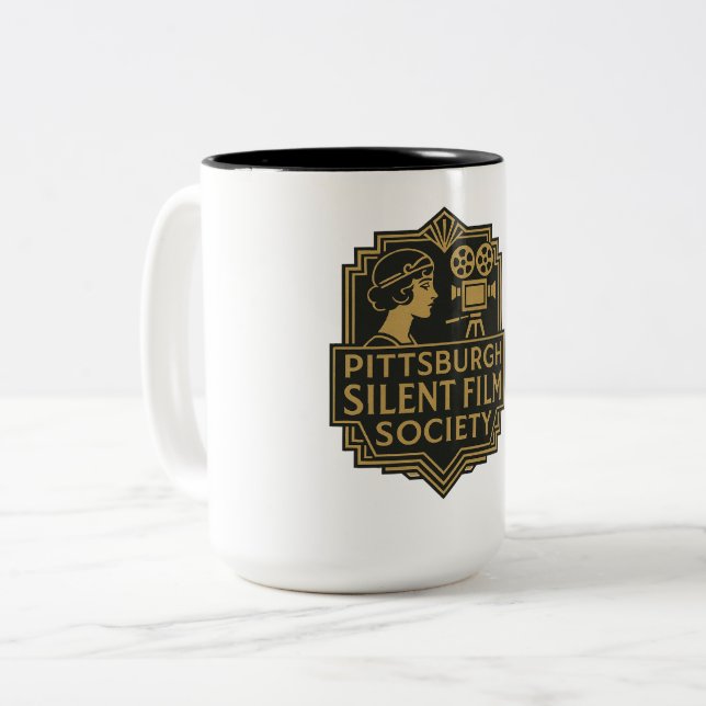 Bicolor Taza de café PSFS (Anverso izquierdo)