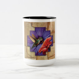 Bicolor Taza de café Q'enti