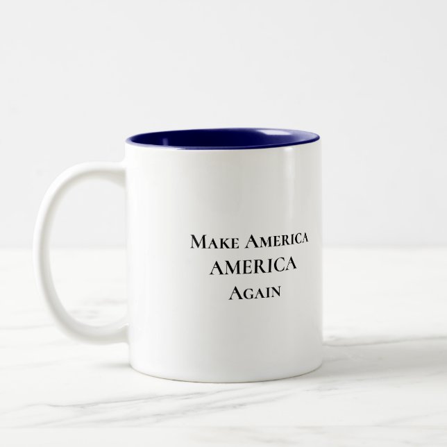 Bicolor Taza de café #Resistir (Izquierda)