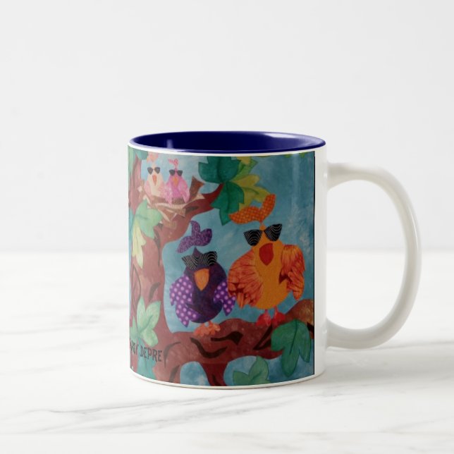Bicolor Taza de café "reunida" (Derecha)