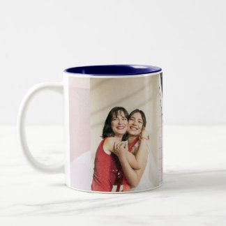Bicolor Taza de café rosa linda Mejor amiga para siempre |