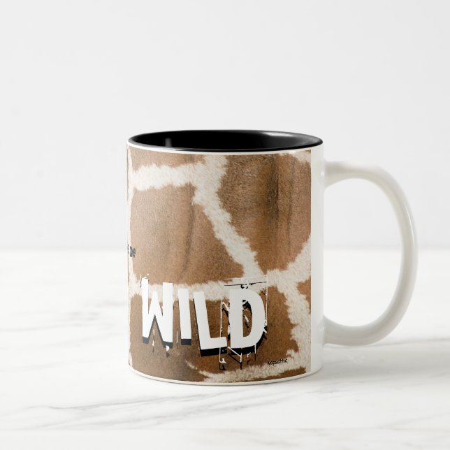 Bicolor Taza de café salvaje (Derecha)