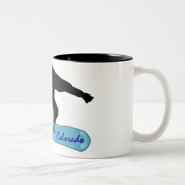 Bicolor Taza de café trapezoidal de Colorado (Derecha)