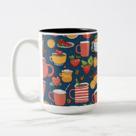 Bicolor Taza de café única | Idea de regalo de café