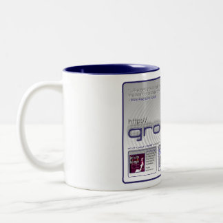 Bicolor Taza de café verdadera de Groovera de la ciudad
