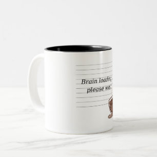 Bicolor Taza de cafeína y caos