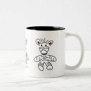 Bicolor Taza de cebra
